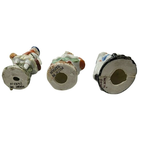 3 Vintage Folk Art Figurines Porcelain Dutch Woman Colonial Man European Japan - Picture 3 of 10